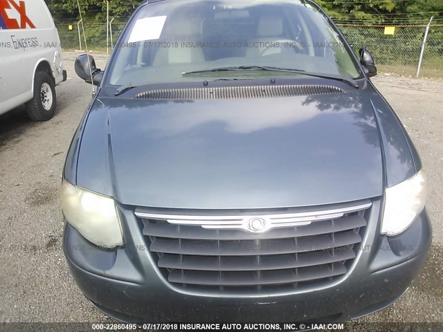 2A4GP54L67R135554 - 2007 CHRYSLER TOWN & COUNTRY TOURING BLUE photo 6