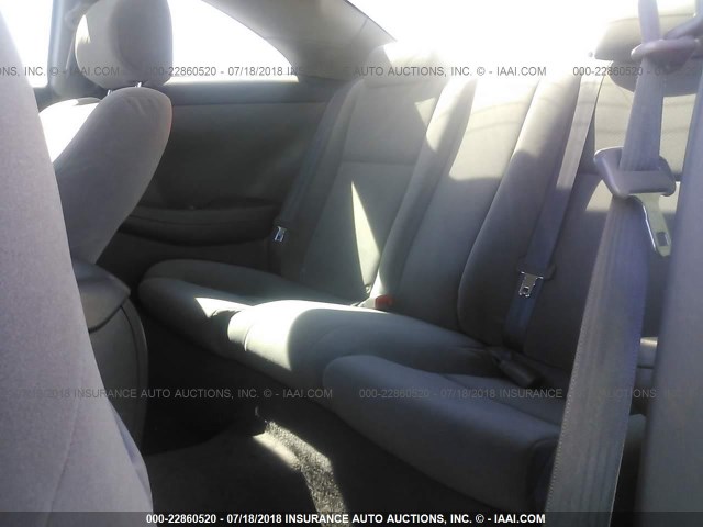 4T1CE38P26U581810 - 2006 TOYOTA CAMRY SOLARA SE/SLE ვერცხლისფერი ფოტო 8