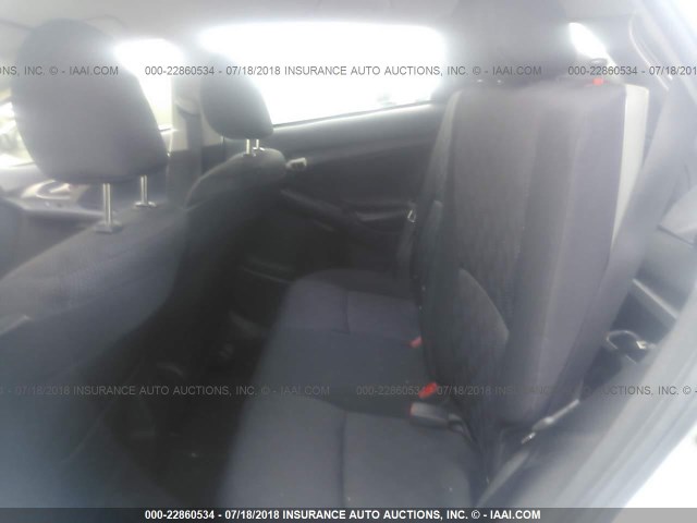 2T1KU4EE2AC414946 - 2010 TOYOTA COROLLA MATRIX  SILVER photo 8