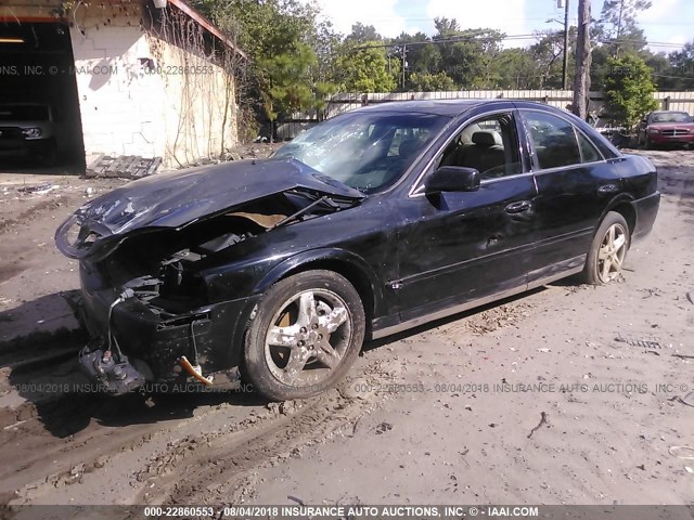 1LNHM87A6YY774928 - 2000 LINCOLN LS შავი ფოტო 2