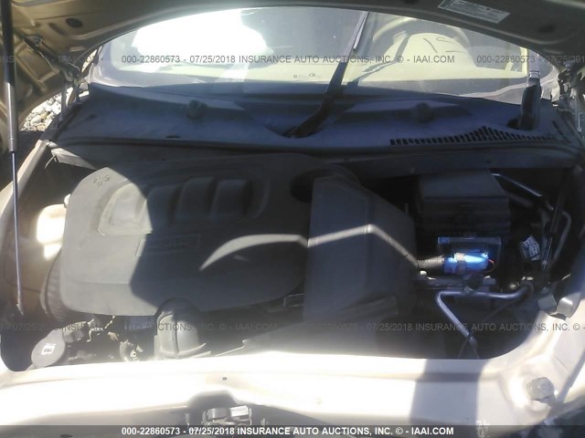 3GNDA13D68S597203 - 2008 CHEVROLET HHR LS GOLD photo 10