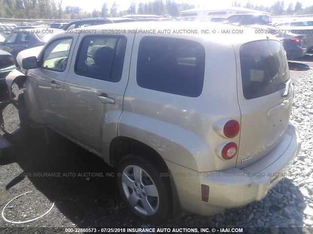 3GNDA13D68S597203 - 2008 CHEVROLET HHR LS GOLD photo 3