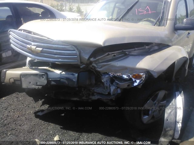 3GNDA13D68S597203 - 2008 CHEVROLET HHR LS GOLD photo 6