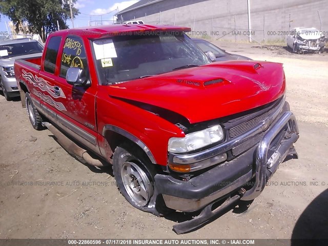 2GCEK19T2Y1171822 - 2000 CHEVROLET SILVERADO K1500 RED photo 1