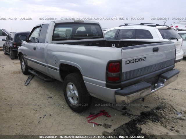 3B7HC13Y7WG243147 - 1998 DODGE RAM 1500 SILVER photo 3