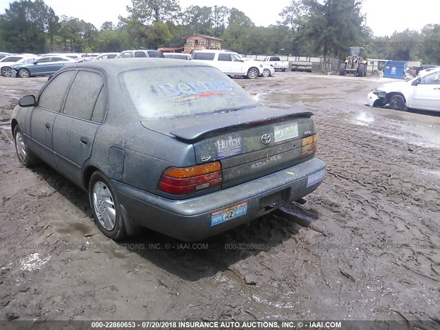 JT2AE09B2S0099586 - 1995 TOYOTA COROLLA LE/DX GREEN photo 3