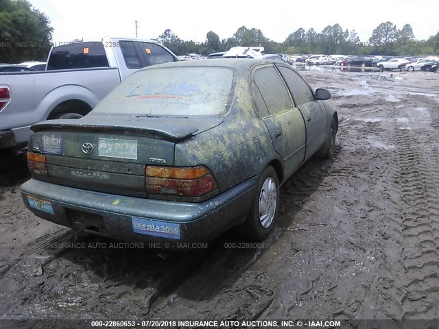 JT2AE09B2S0099586 - 1995 TOYOTA COROLLA LE/DX GREEN photo 4