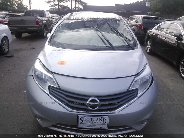 3N1CE2CP9GL353467 - 2016 NISSAN VERSA NOTE S/S PLUS/SV/SL/SR SILVER photo 6