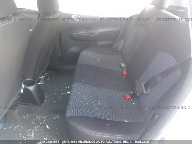 3N1CE2CP9GL353467 - 2016 NISSAN VERSA NOTE S/S PLUS/SV/SL/SR SILVER photo 8