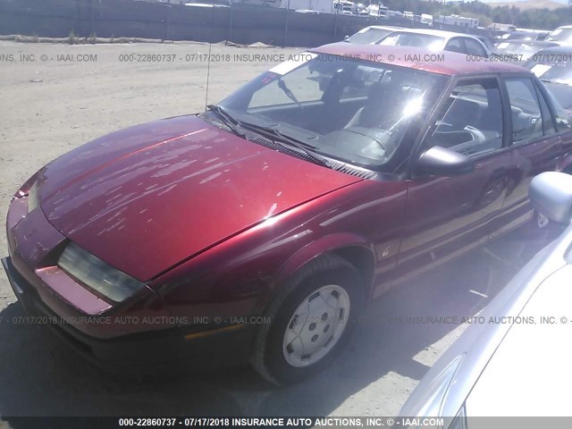 1G8ZF5596PZ340506 - 1993 SATURN SL RED photo 2