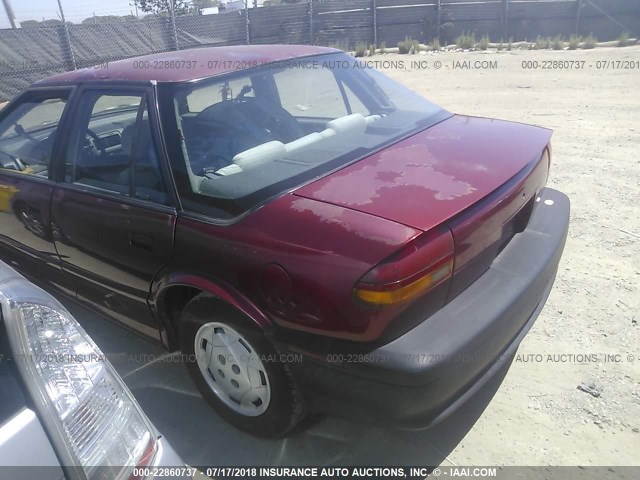 1G8ZF5596PZ340506 - 1993 SATURN SL RED photo 3