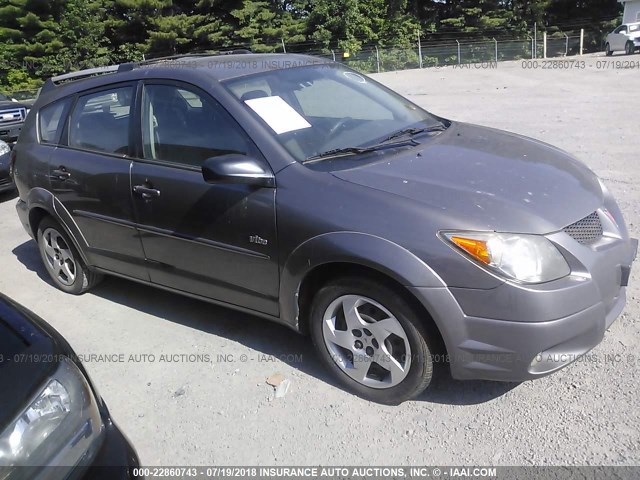 5Y2SL628X3Z457808 - 2003 PONTIAC VIBE GRAY photo 1