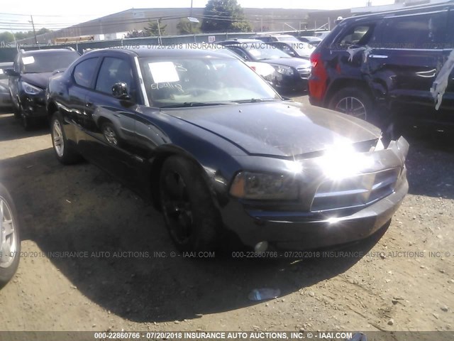 2B3KA53H46H401089 - 2006 DODGE CHARGER R/T BLACK photo 1