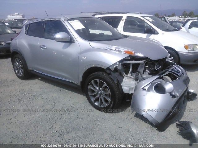 JN8AF5MV7CT120052 - 2012 NISSAN JUKE S/SV/SL SILVER photo 1