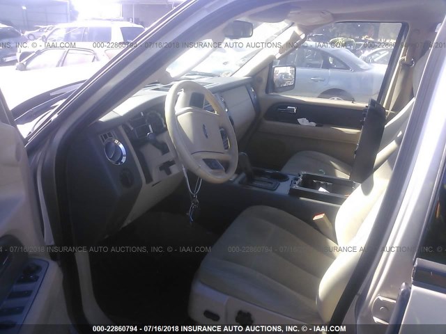 1FMFK15548LA34768 - 2008 FORD EXPEDITION EL XLT GOLD photo 5