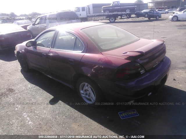 1G2NE52E05M195860 - 2005 PONTIAC GRAND AM SE BURGUNDY photo 3