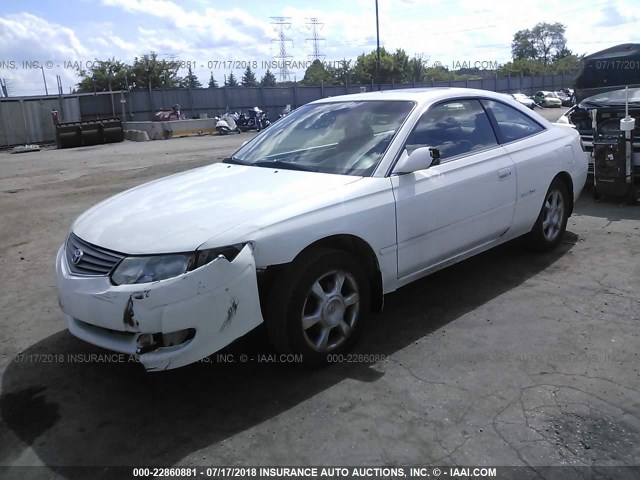 2T1CF28P42C590348 - 2002 TOYOTA CAMRY SOLARA SE/SLE თეთრი ფოტო 2
