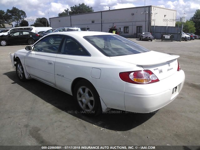 2T1CF28P42C590348 - 2002 TOYOTA CAMRY SOLARA SE/SLE თეთრი ფოტო 3