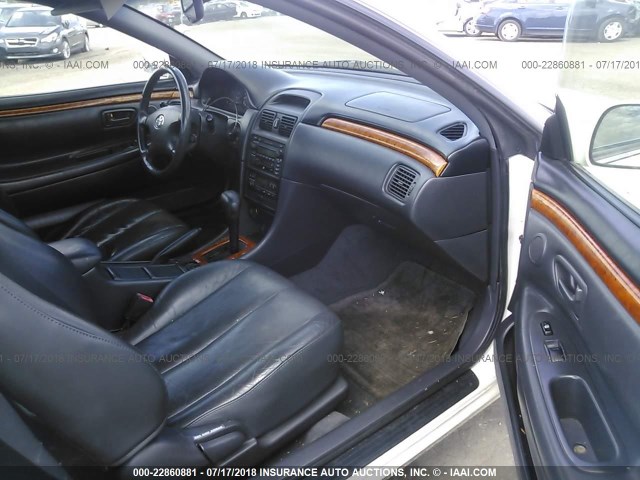 2T1CF28P42C590348 - 2002 TOYOTA CAMRY SOLARA SE/SLE თეთრი ფოტო 5
