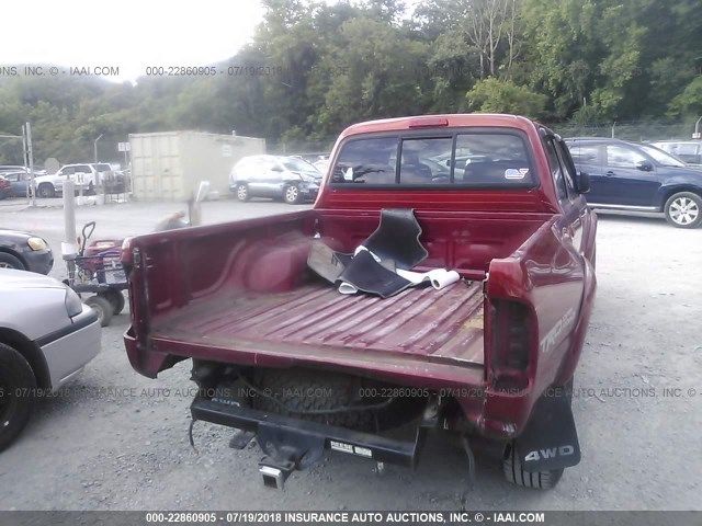 5TEHN72N92Z084764 - 2002 TOYOTA TACOMA DOUBLE CAB RED photo 6