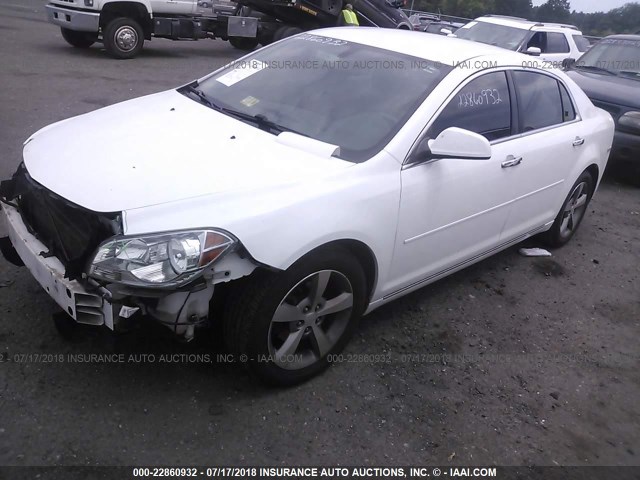 1G1ZC5E05CF254088 - 2012 CHEVROLET MALIBU 1LT 白色 照片 2