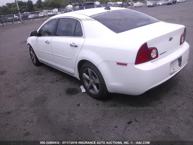 1G1ZC5E05CF254088 - 2012 CHEVROLET MALIBU 1LT 白色 照片 3