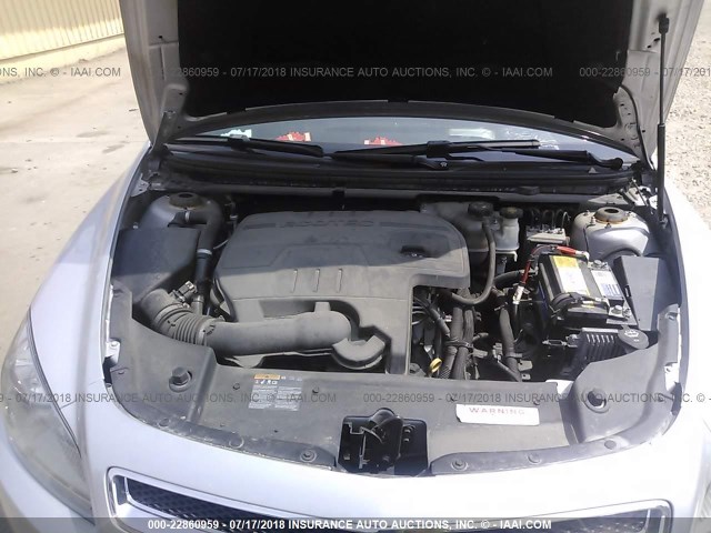 1G1ZC5E12BF228443 - 2011 CHEVROLET MALIBU 1LT 银色 照片 10