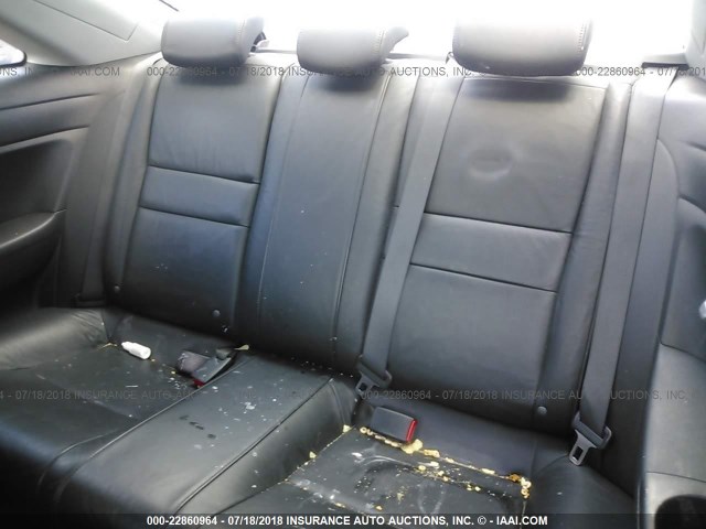 2HGFG12978H573039 - 2008 HONDA CIVIC EXL BLACK photo 8