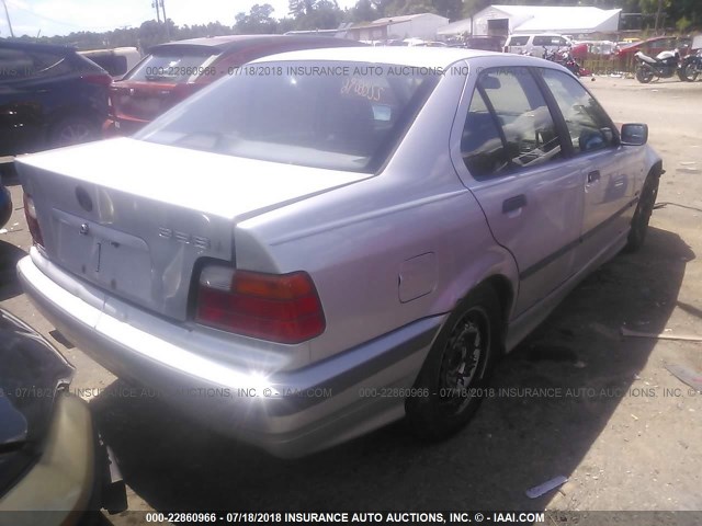 WBACD4325VAV50010 - 1997 BMW 328 I AUTOMATIC SILVER photo 4