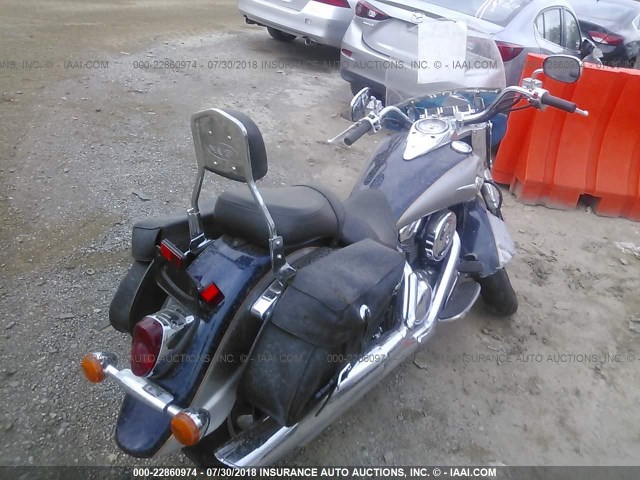 JKBVNKE156A000637 - 2006 KAWASAKI VN1600 E BLUE photo 4