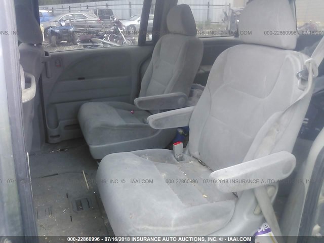 5FNRL38217B090986 - 2007 HONDA ODYSSEY LX GRAY photo 8