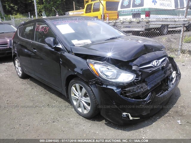 KMHCU5AE8DU091442 - 2013 HYUNDAI ACCENT GLS/SE BLACK photo 1