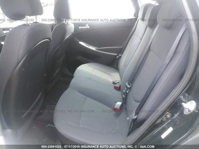 KMHCU5AE8DU091442 - 2013 HYUNDAI ACCENT GLS/SE BLACK photo 8