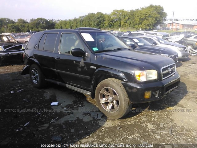 JN8DR09X84W800723 - 2004 NISSAN PATHFINDER LE/SE BLACK photo 1