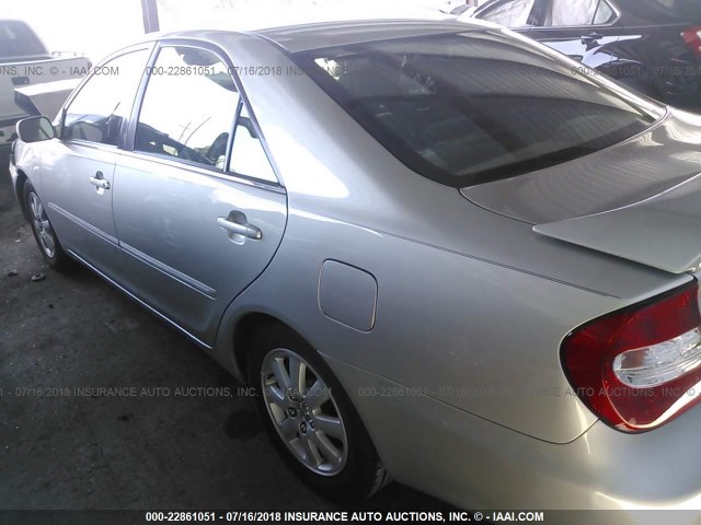 4T1BE32K83U675436 - 2003 TOYOTA CAMRY LE/XLE/SE 银色 照片 3
