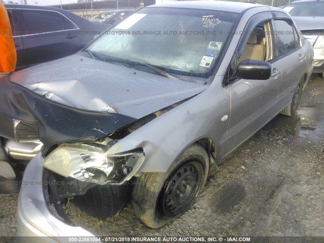 JA3AJ26E42U007818 - 2002 MITSUBISHI LANCER ES TAN photo 2