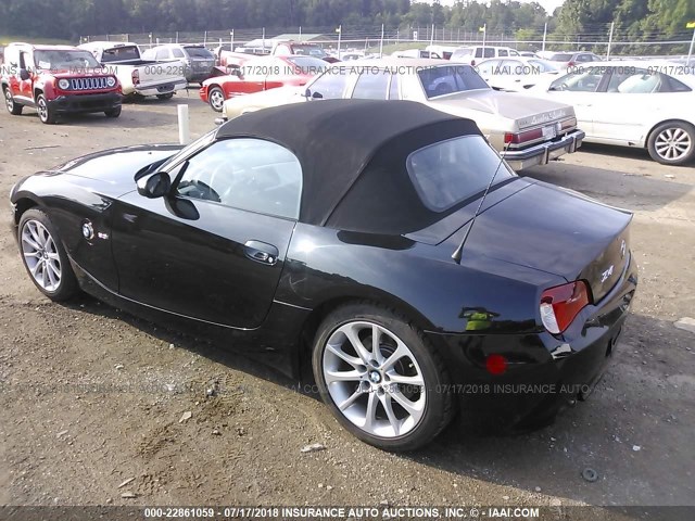 4USBU335X7LW73046 - 2007 BMW Z4 3.0 BLACK photo 3