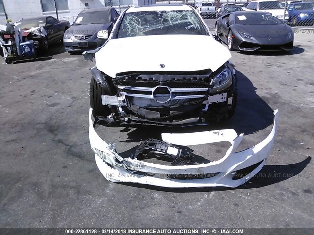55SWF4JB3JU246557 - 2018 MERCEDES-BENZ C 300 WHITE photo 6
