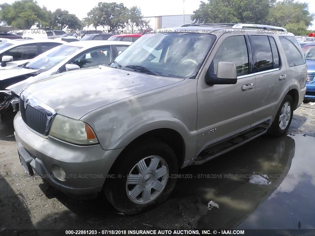 5LMEU88H64ZJ31527 - 2004 LINCOLN AVIATOR 香槟色 照片 2