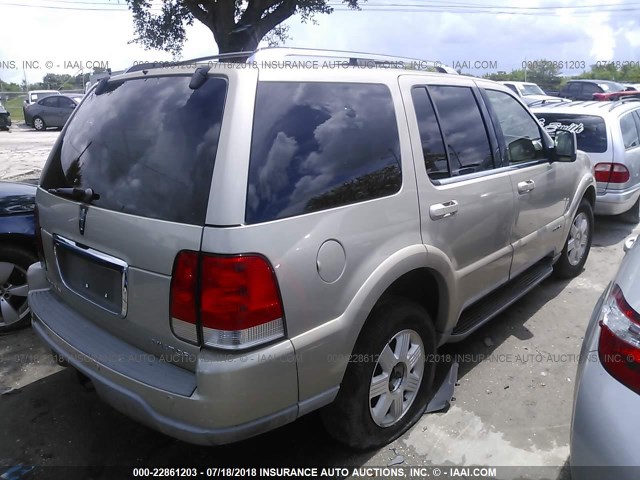 5LMEU88H64ZJ31527 - 2004 LINCOLN AVIATOR 香槟色 照片 4