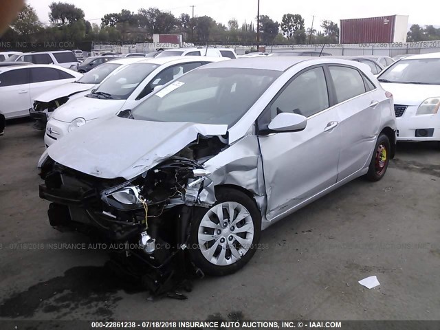 KMHD35LH7GU309549 - 2016 HYUNDAI ELANTRA GT SILVER photo 2