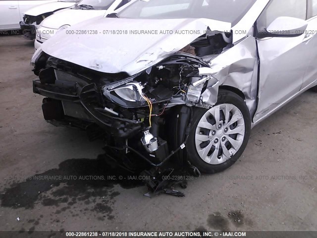 KMHD35LH7GU309549 - 2016 HYUNDAI ELANTRA GT SILVER photo 6