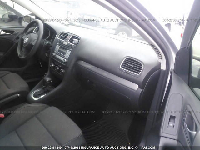 WVWDB7AJ0AW363649 - 2010 VOLKSWAGEN GOLF SILVER photo 5