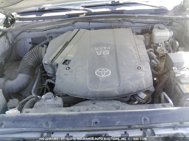 5TEUU42N49Z600264 - 2009 TOYOTA TACOMA ACCESS CAB Күміс фото 10