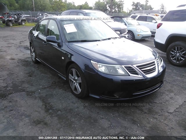 YS3FA4CY9B1300383 - 2011 SAAB 9-3 2.0T BLUE photo 1