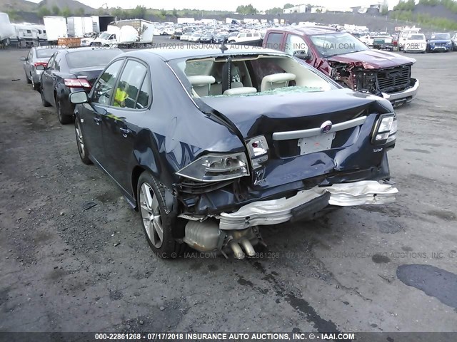 YS3FA4CY9B1300383 - 2011 SAAB 9-3 2.0T BLUE photo 3