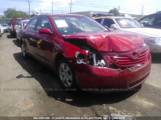 4T1BE46K88U209822 - 2008 TOYOTA CAMRY CE/LE/XLE/SE RED photo 1