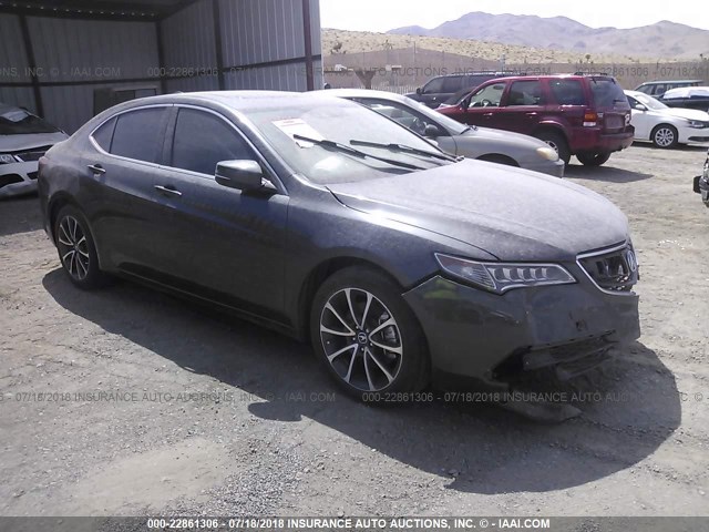 19UUB2F58GA002949 - 2016 ACURA TLX TECH GRAY photo 1