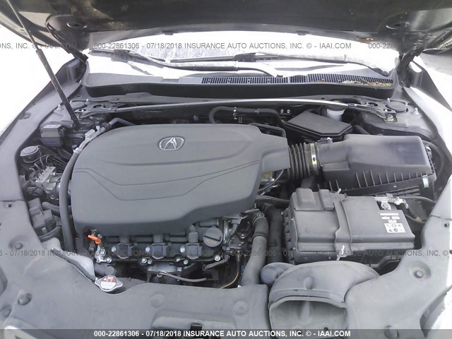 19UUB2F58GA002949 - 2016 ACURA TLX TECH GRAY photo 10