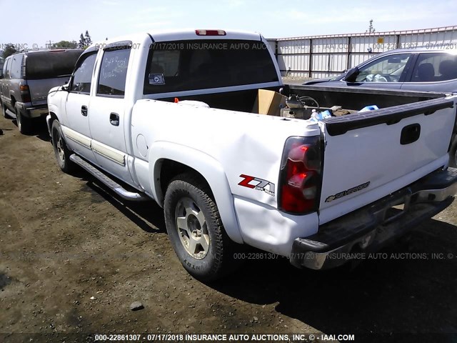 2GCEK13T761163088 - 2006 CHEVROLET SILVERADO K1500 WHITE photo 3